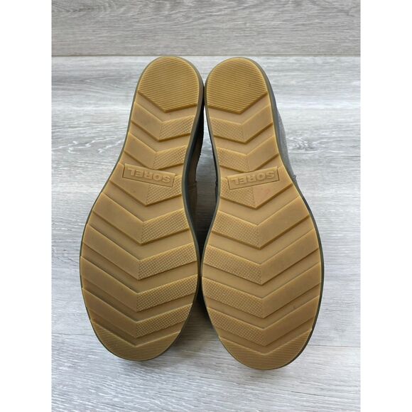 Sorel Evie II Women's Boot Chelsea Bootie Slip-On Wedge Leather US 9 Gray Shoes - Picture 6 of 10